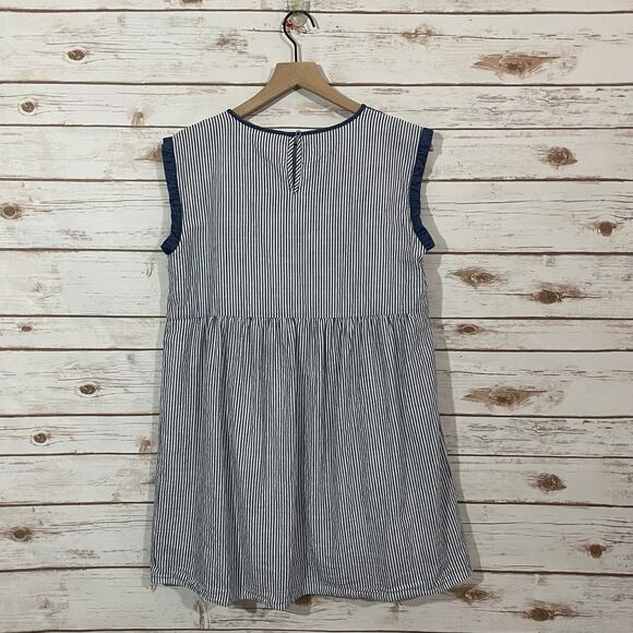 Savanna Jane Embroidered Tunic Mini Dress - Blue Multi - Medium - Picture 13 of 13